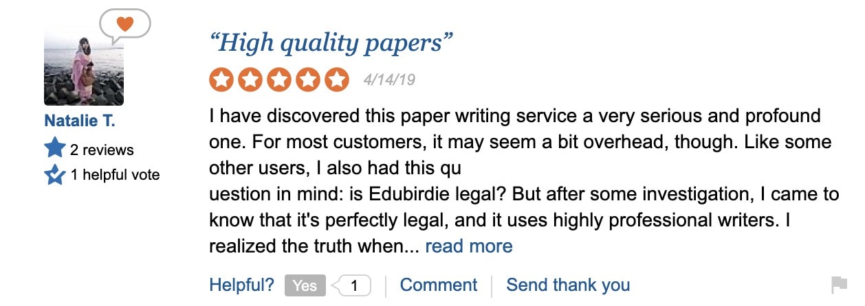 Edubirdie sitejabber reviews